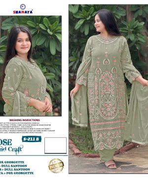 SHANAYA FASHION S 211 B HAND CRAFT SALWAR SUITS