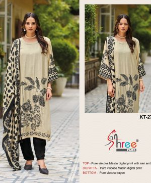 SHREE FABS KT 277 VISCOSE MUSLIN SALWAR KAMEEZ