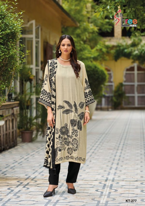 SHREE FABS KT 277 VISCOSE MUSLIN SALWAR KAMEEZ