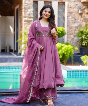 SHREE HARI NSR 864 DESIGNER TOP PLAZZO SUITS