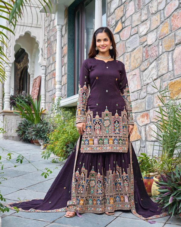 SHREE HARI SRK 5285 A DESIGNER PLAZZO SUITS