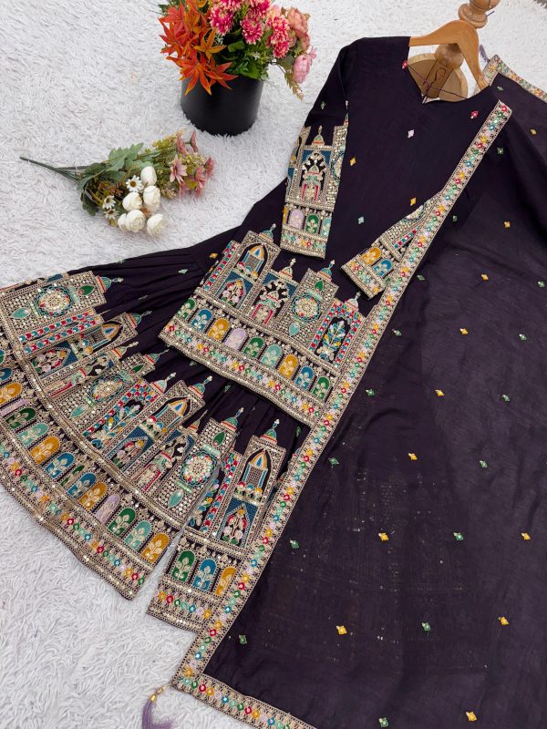 SHREE HARI SRK 5285 A DESIGNER PLAZZO SUITS