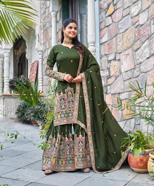 SHREE HARI SRK 5285 B DESIGNER PLAZZO SUITS