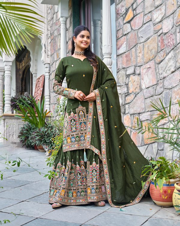 SHREE HARI SRK 5285 B DESIGNER PLAZZO SUITS