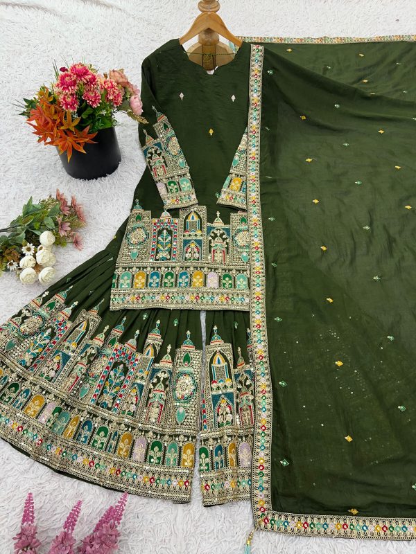 SHREE HARI SRK 5285 B DESIGNER PLAZZO SUITS
