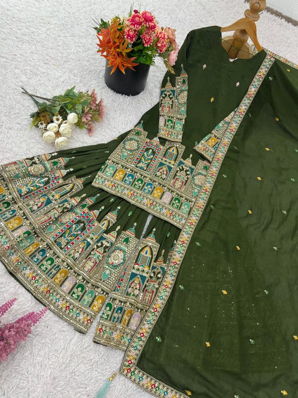 SHREE HARI SRK 5285 B DESIGNER PLAZZO SUITS