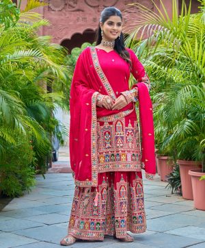 SHREE HARI SRK 5285 E DESIGNER PLAZZO SUITS