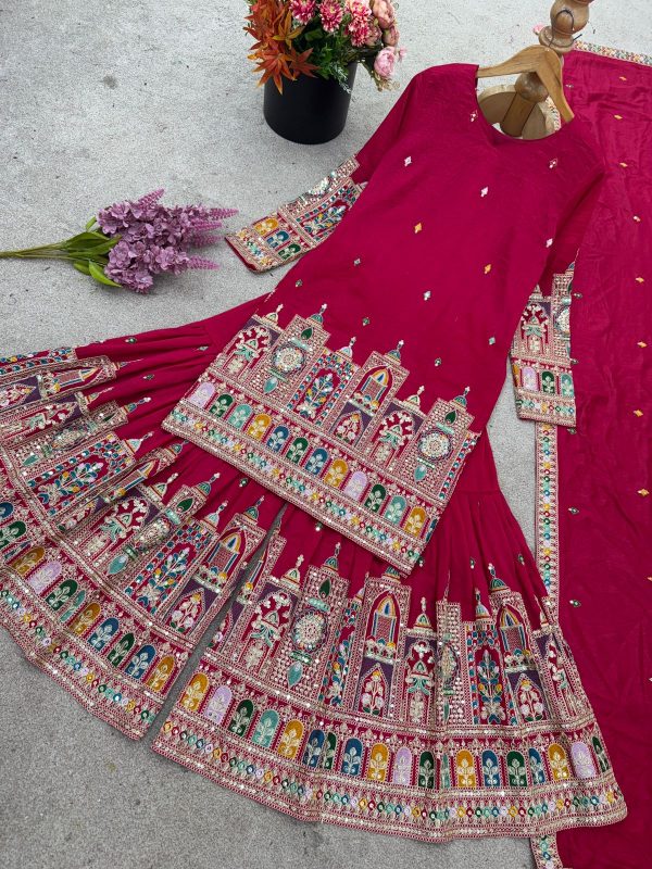 SHREE HARI SRK 5285 E DESIGNER PLAZZO SUITS