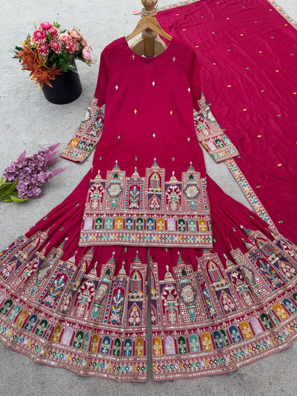 SHREE HARI SRK 5285 E DESIGNER PLAZZO SUITS