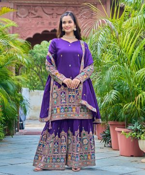 SHREE HARI SRK 5285 F DESIGNER PLAZZO SUITS