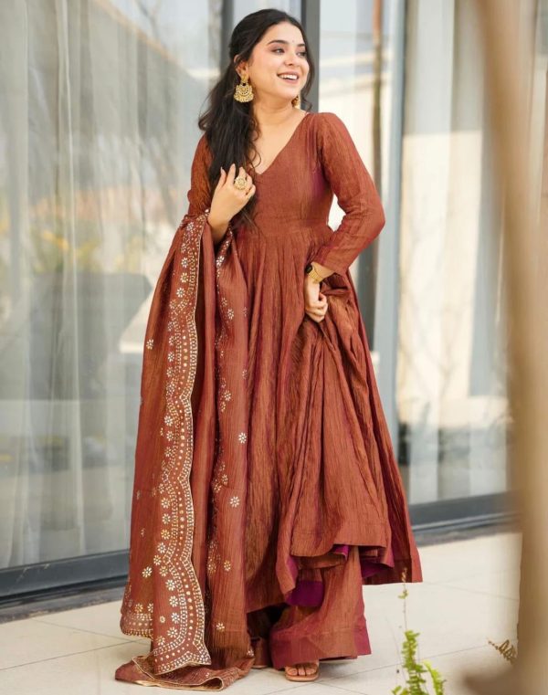 SHREE HARI SSR 407 A DESIGNER GOWN WHOLESALE
