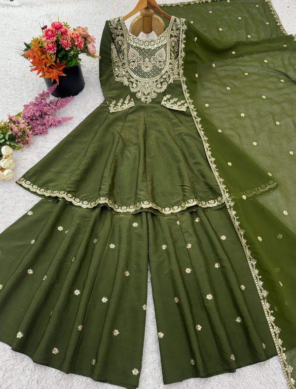 SHREE HARI SSR 518 DESIGNER SHARARA SUITS WHOLESALE