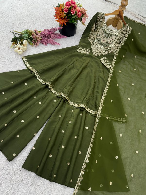 SHREE HARI SSR 518 DESIGNER SHARARA SUITS WHOLESALE