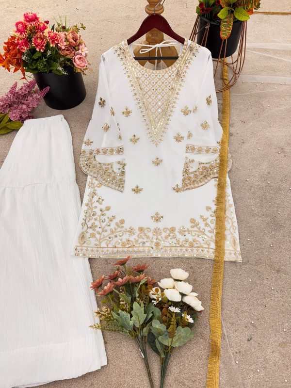 SHREE HARI ZSR 3130 DESIGNER SHARARA PLAZZO SUITS