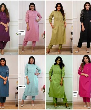 SHRUTI CREATION CLASSY COTTON EMBROIDERED KURTI
