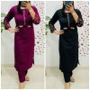 SHRUTI CREATION COTTON EMBROIDERED WORK KURTI