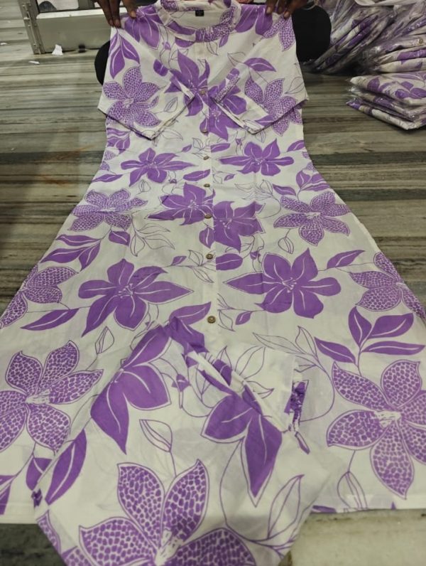 SHRUTI CREATION COTTON STYLISH COTTON KURTI SET