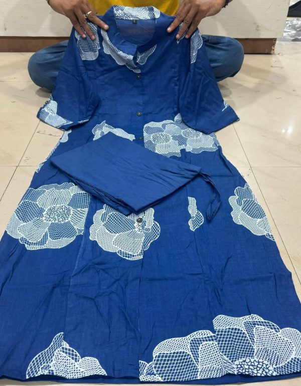 SHRUTI CREATION COTTON WITH PRINTED CORD SET