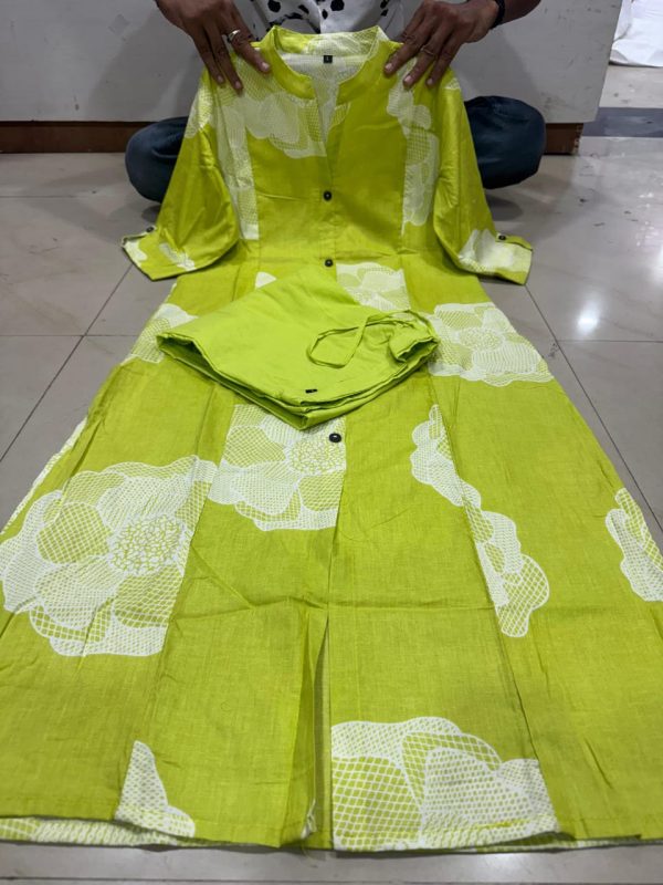 SHRUTI CREATION COTTON WITH PRINTED CORD SET