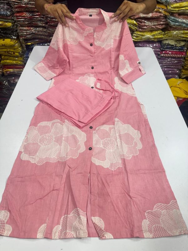 SHRUTI CREATION COTTON WITH PRINTED CORD SET