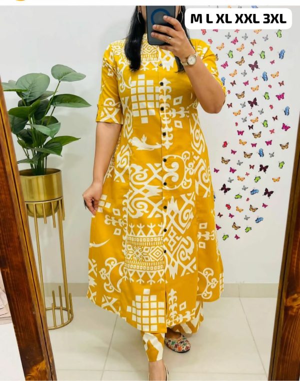 SHRUTI CREATION COTTON WITH PRINTED CORD SET ONLINE