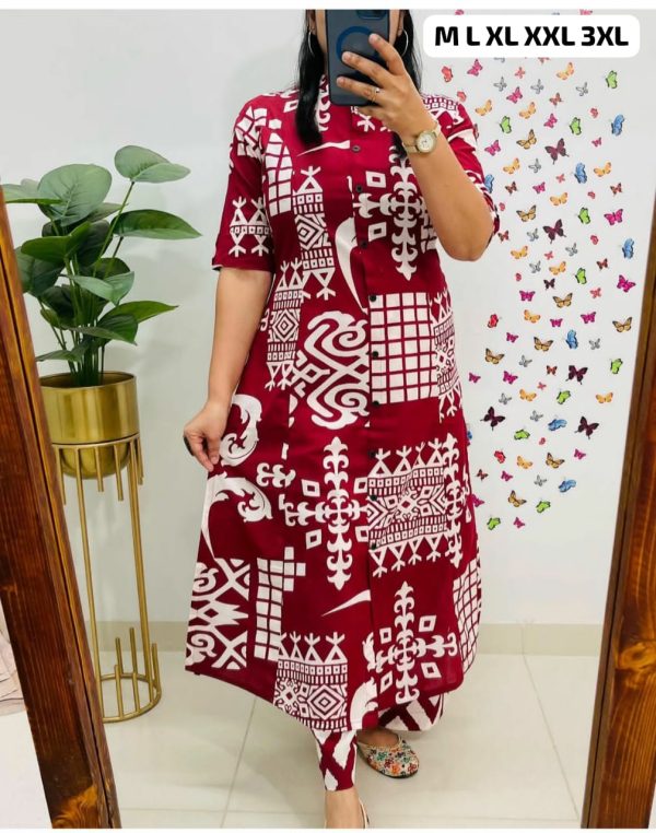 SHRUTI CREATION COTTON WITH PRINTED CORD SET ONLINE