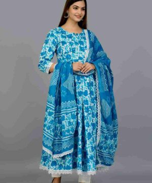 SHRUTI CREATION DABU PRINTED COTTON KURTA
