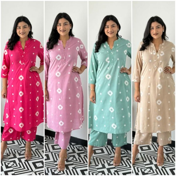 SHRUTI CREATION DESIGNER PRINTED COTTON CORD SET