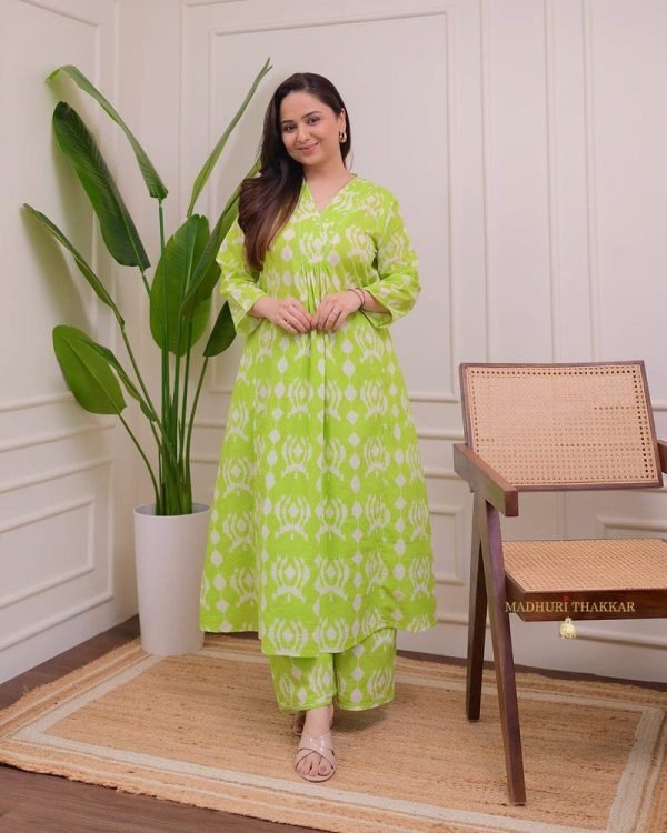 SHRUTI CREATION DESIGNER RAYON COTTON CORD SET