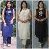 SHRUTI CREATION FLEX COTTON SLEEVES LESS KURTI