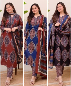 SHRUTI CREATION PURE SOFT COTTON PRINTED KURTI