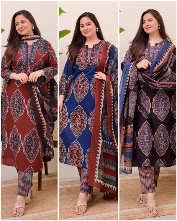 SHRUTI CREATION PURE SOFT COTTON PRINTED KURTI