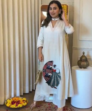 SHRUTI CREATION PURE SOUTH COTTON PLAZZO KURTI