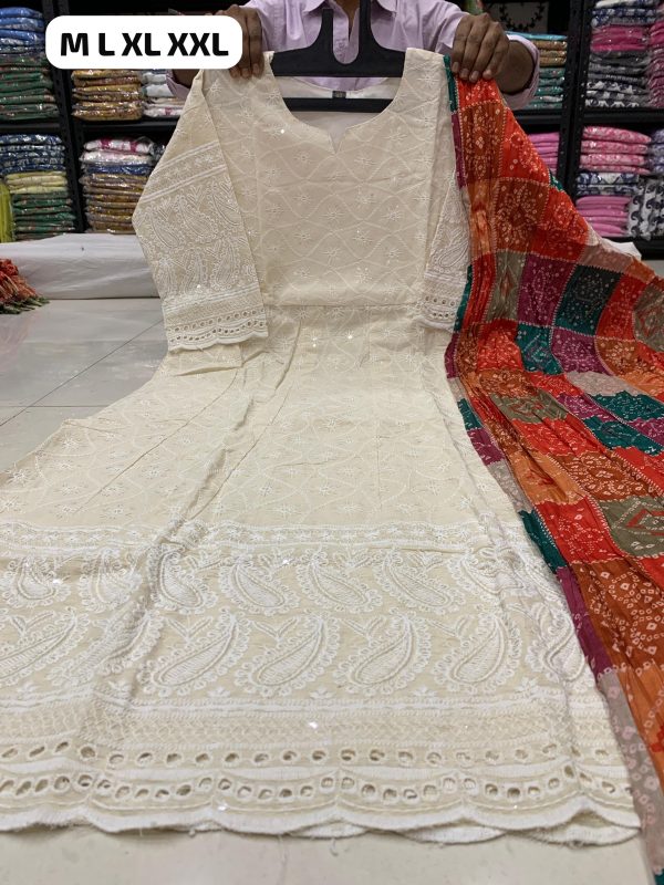SHRUTI CREATION READYMADE COTTON ANARKALI GOWN