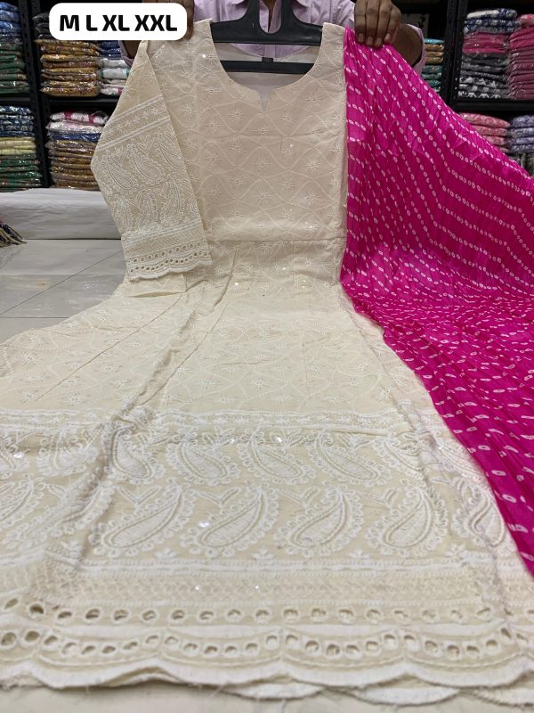 SHRUTI CREATION READYMADE COTTON ANARKALI GOWN