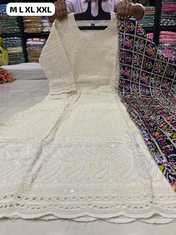 SHRUTI CREATION READYMADE COTTON ANARKALI GOWN