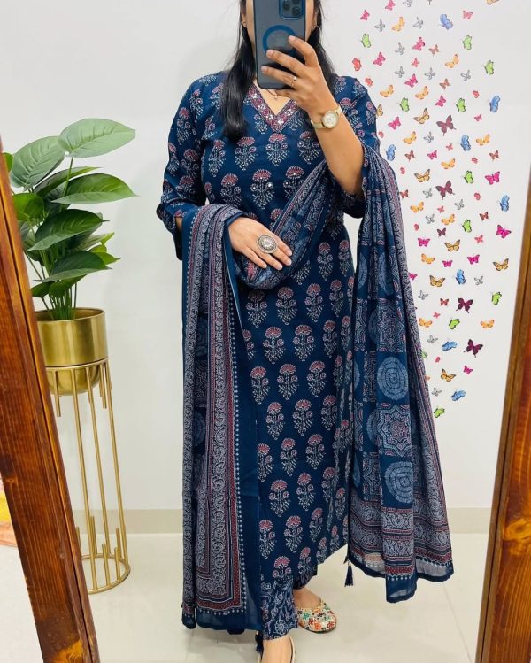 SHRUTI CREATION SEQUENCE WORK COTTON KURTI