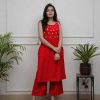 SHRUTI CREATION SLUB COTTON SPAGHETTI SUITS