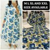 SHRUTI CREATION SOFT RAYON WITH PRINTED ALINE KURTI