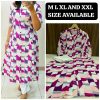 SHRUTI CREATION SOFT RAYON WITH PRINTED ALINE KURTI