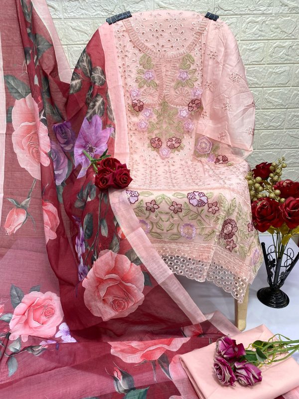 SOBIA NAZIR SN 1039 CHIKANKARI COTTON SUITS