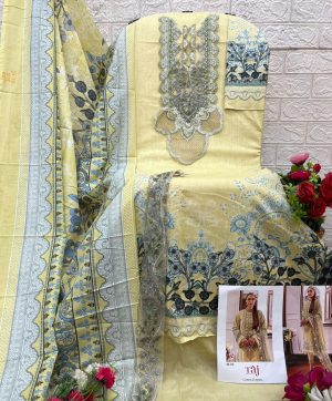 TAJ CREATIONS 612 COTTON PAKISTANI SUITS IN INDIA