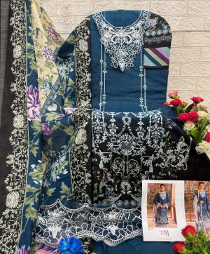 TAJ CREATIONS 615 COTTON SALWAR KAMEEZ