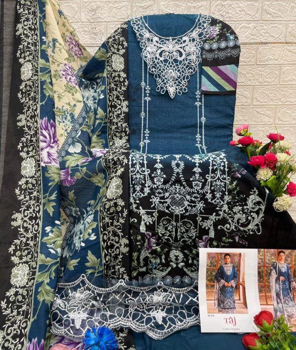 TAJ CREATIONS 615 COTTON SALWAR KAMEEZ