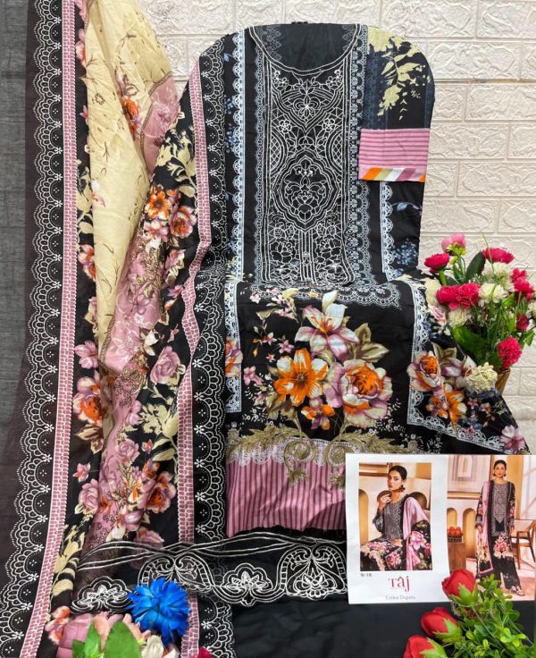 TAJ CREATIONS 616 COTTON PAKISTANI SUITS IN INDIA