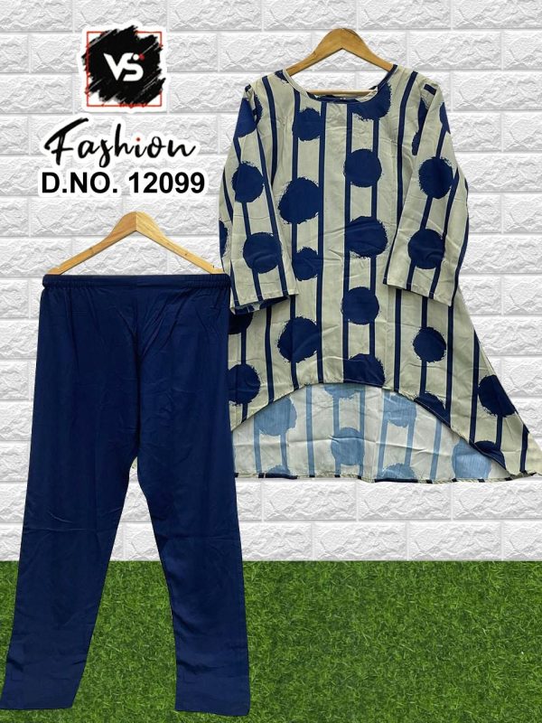 VS FASHION 12099 B READYMADE KURTI WITH PLAZZO
