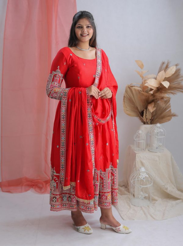 WOMEN WASTRA WW 1191 A DESIGNER GOWN WHOLESALE