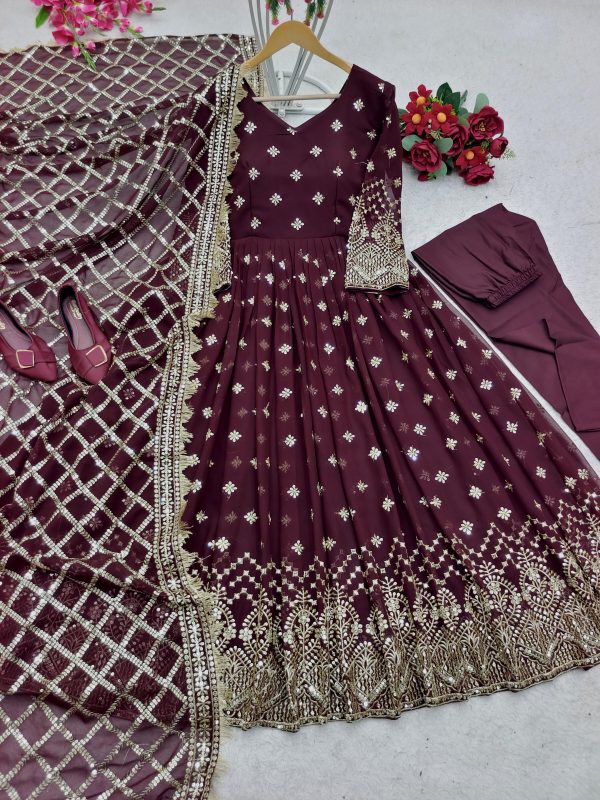 WOMEN WASTRA FD 1031 DESIGNER GOWN WHOLESALE
