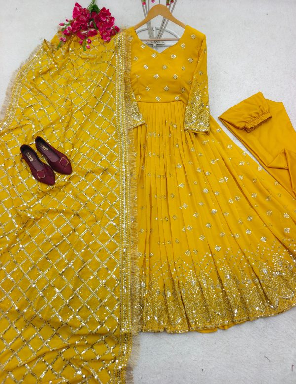 WOMEN WASTRA FD 1031 DESIGNER GOWN WHOLESALE
