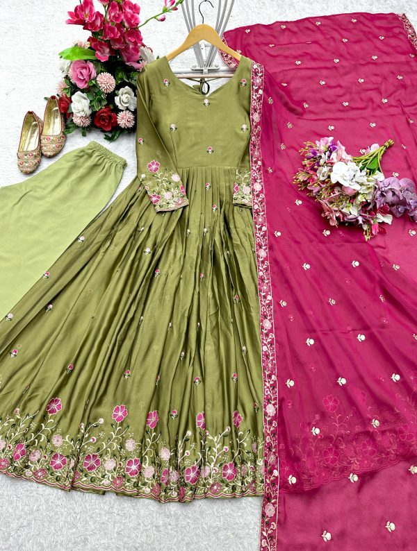 WOMEN WASTRA FD 147 DESIGNER GOWN WHOLESALE
